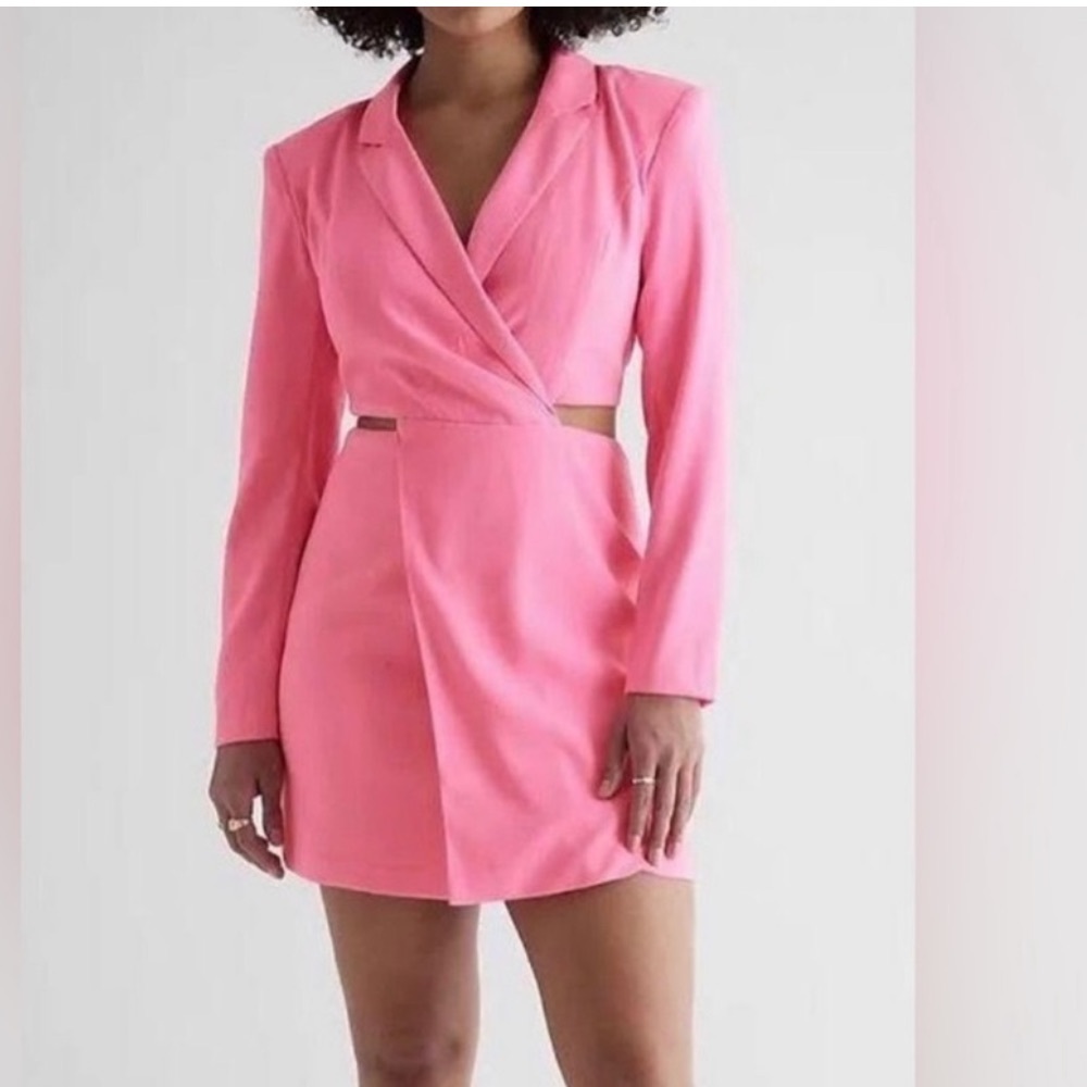 BNWT HOT PINK CUT OUT DRESS SZ S